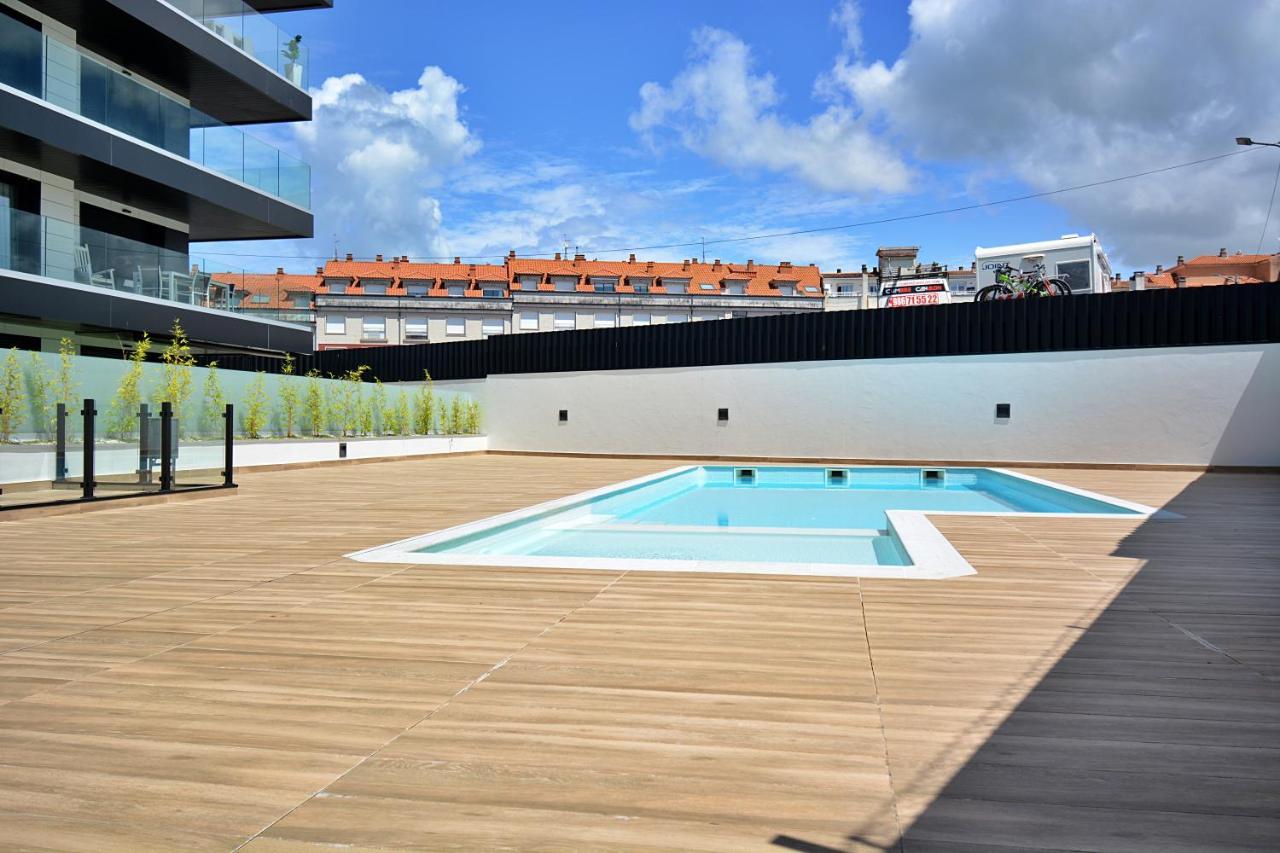 Galihost - Impresionante Apartamento Con Piscina En Sanxenxo Exterior foto